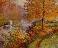 Monet, Claude Oscar - The Studio Boat
